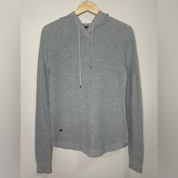 Lauren Ralph Lauren Tops - LAUREN RALPH LAUREN Knit Pullover Long Sleeve Hoodie Grey Size Small Petite
